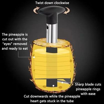 Stainless Steel Pineapple Corer & Slicer