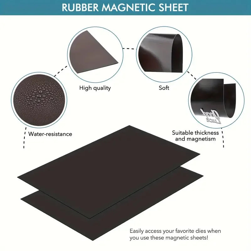 Adhesive Magnetic Sheets for Crafts & DIY