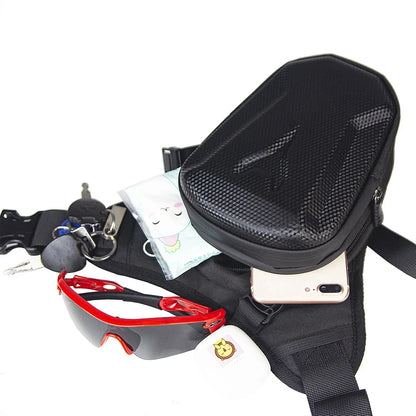 Motorcycle Leg Bag with EVA Hard Shell