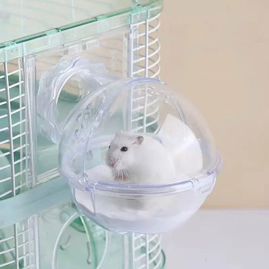 Acrylic Hamster Bathroom Sand Bath Box