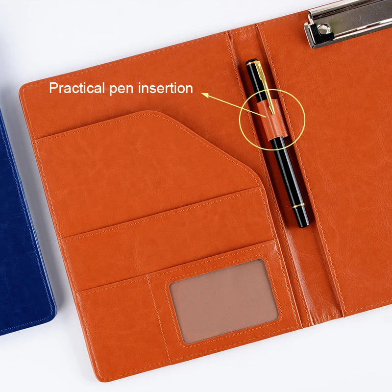 A5/B5 Executive Leather Padfolio Clipboard
