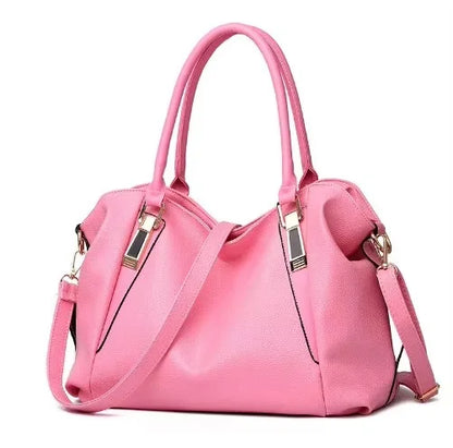 Large Capacity PU Leather Shoulder Tote Bag