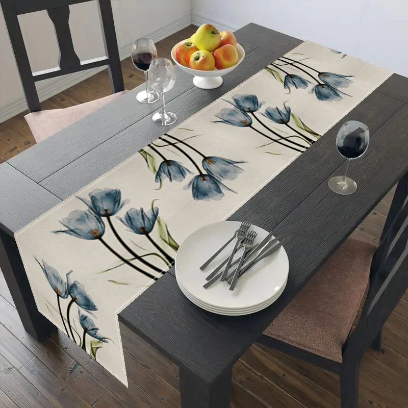 Tulip Linen Table Runner 13×70 Inch