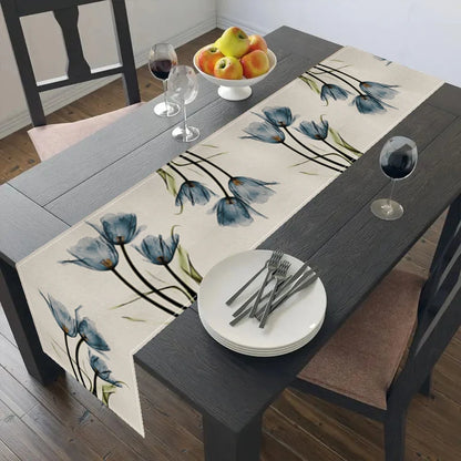 Tulip Linen Table Runner 13×70 Inch