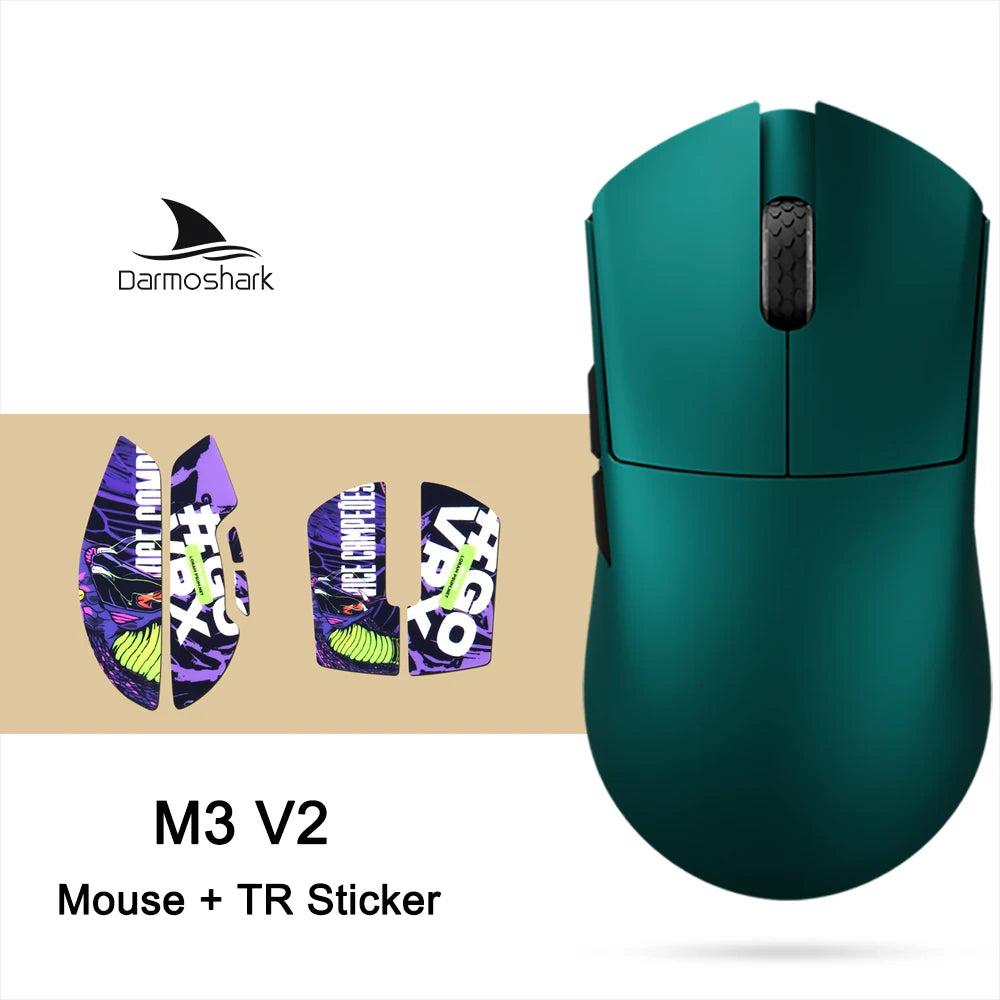 Darmoshark M3 V2 Ultralight Gaming Mouse with PAW3395 Sensor & 8K Polling