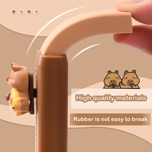Cute Capybara Retractable Eraser