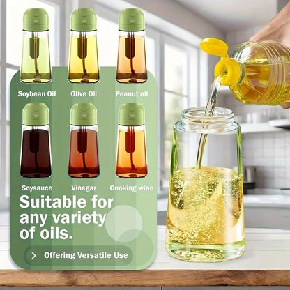 2-in-1 Glass Oil Spray Bottle