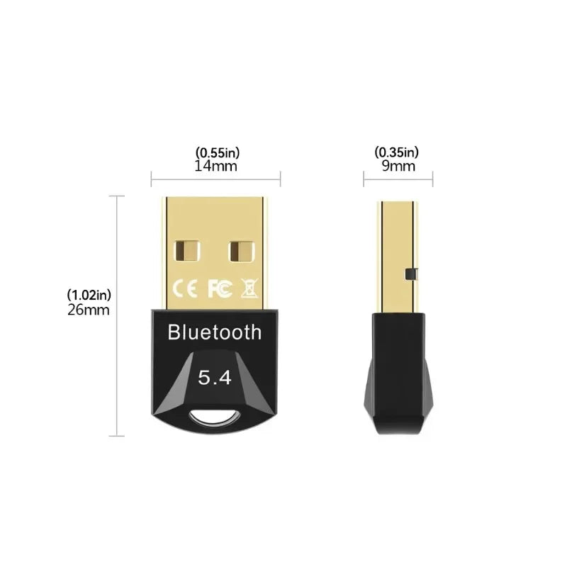 USB Bluetooth 5.4 Adapter for PC
