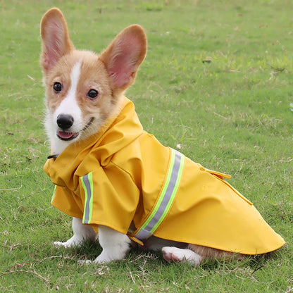 Waterproof Reflective Dog Raincoat