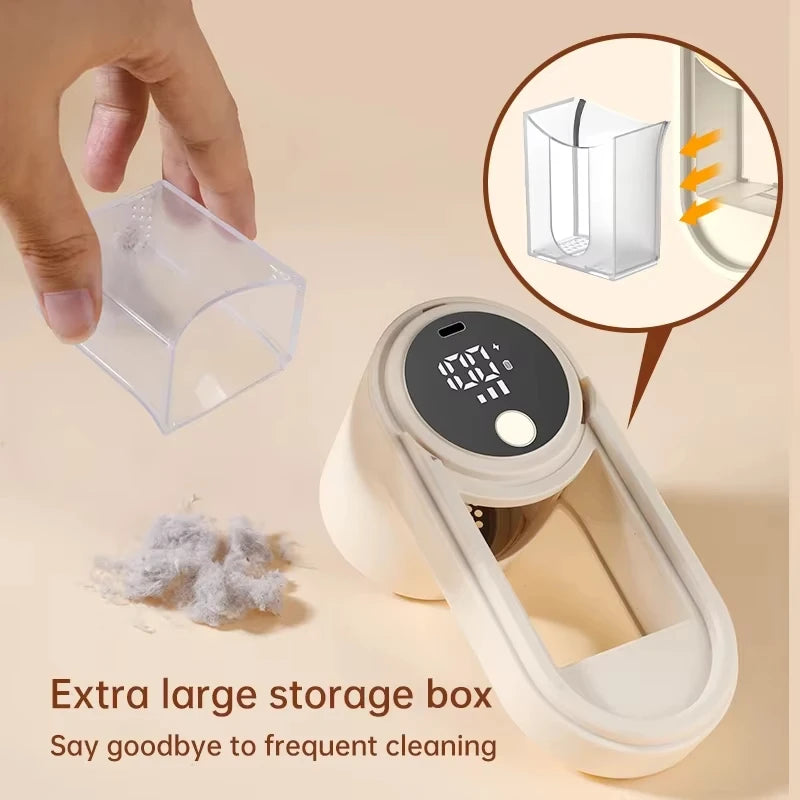 Portable Lint Remover with LED Display