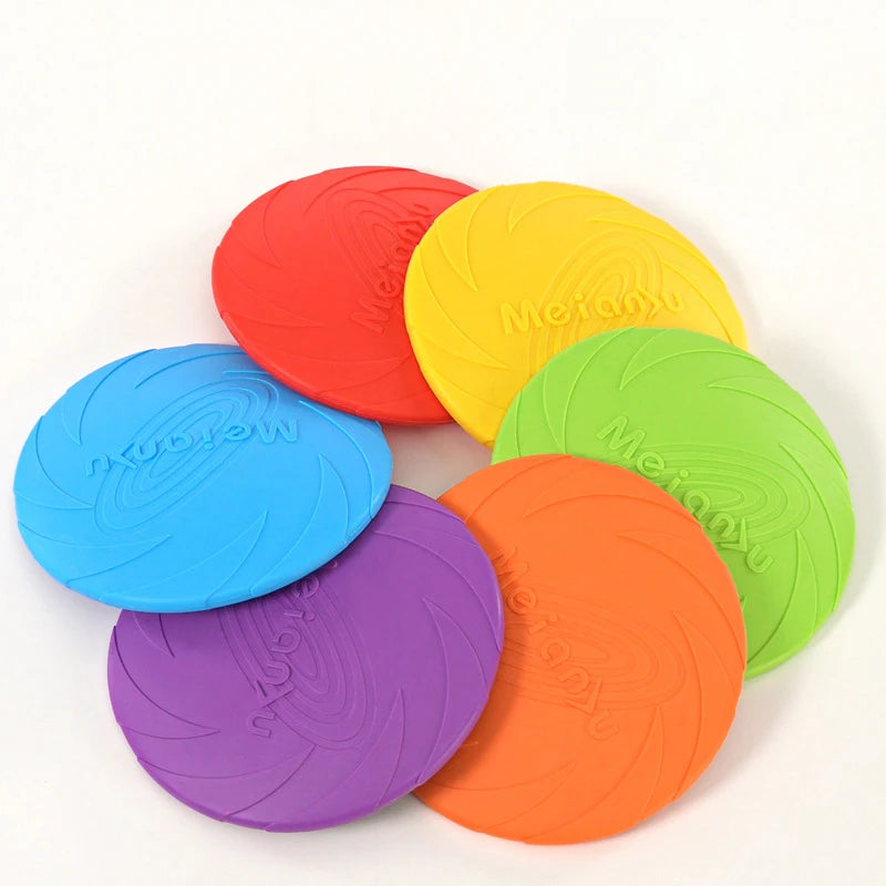 Flexible Silicone Dog Frisbee for Interactive Outdoor Play