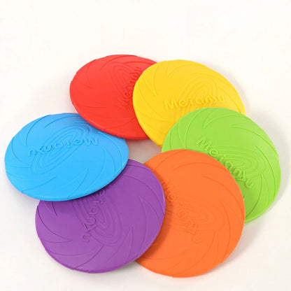 Flexible Silicone Dog Frisbee for Interactive Outdoor Play