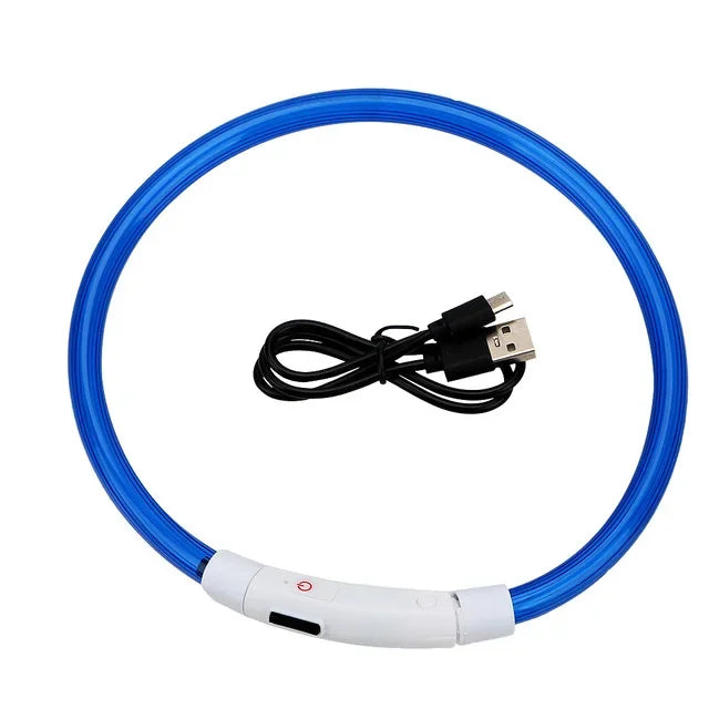 LED Light Up Dog Collar with USB Charging
