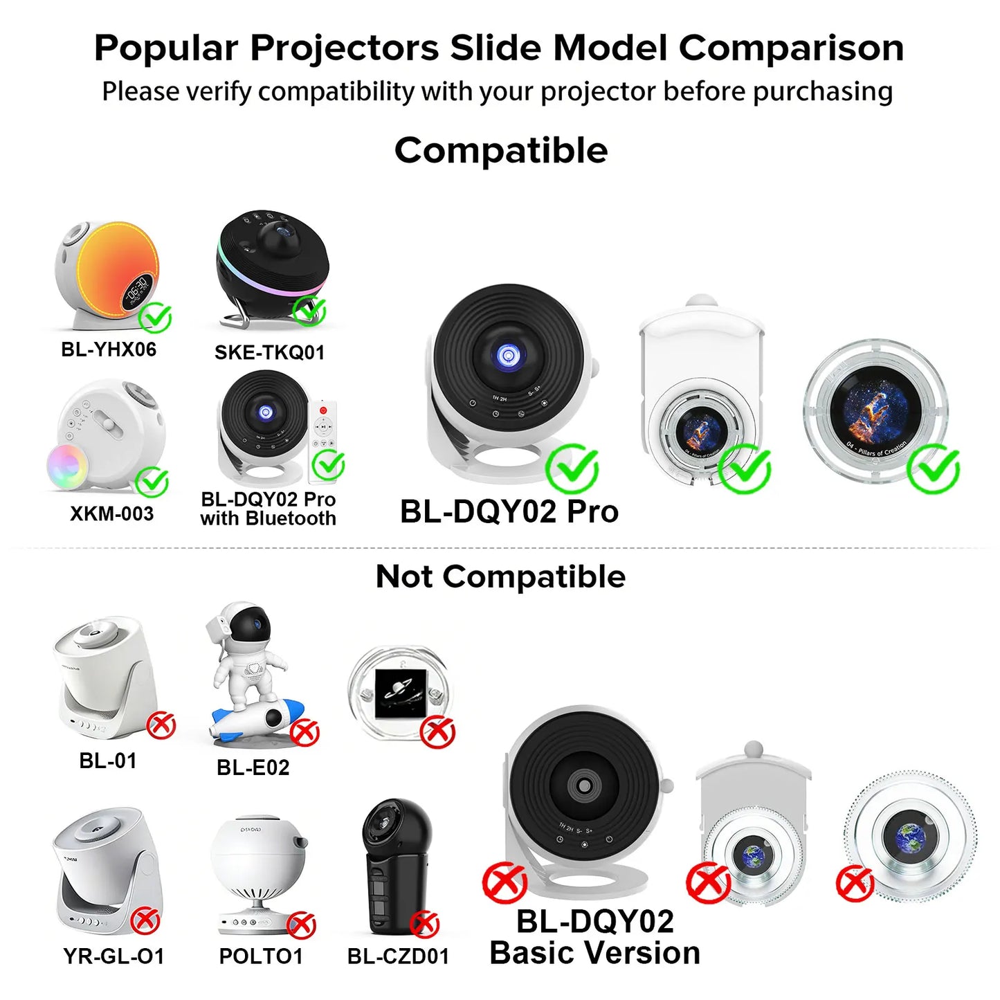 Galaxy Projector HD Replacement Disc Set
