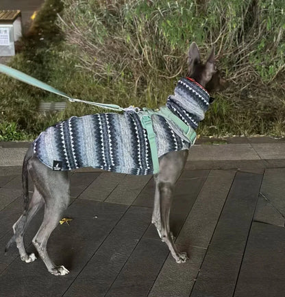 Greyhound Fleece High-Neck Dog Vest