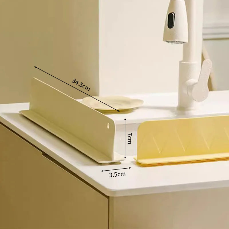 Silicone Sink Splash Guard with Suction Cups