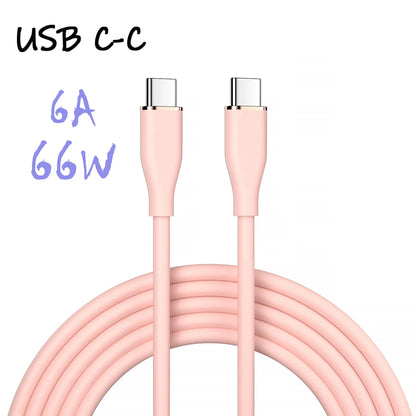 66W USB-C Silicone Cable