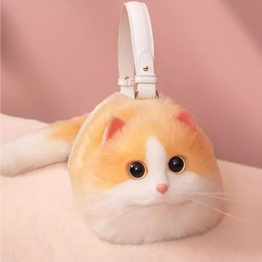 Cute Plush Cat Shoulder Bag