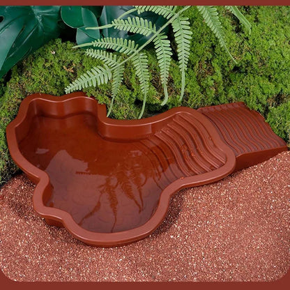 Reptile Bathing Pool with Ramp