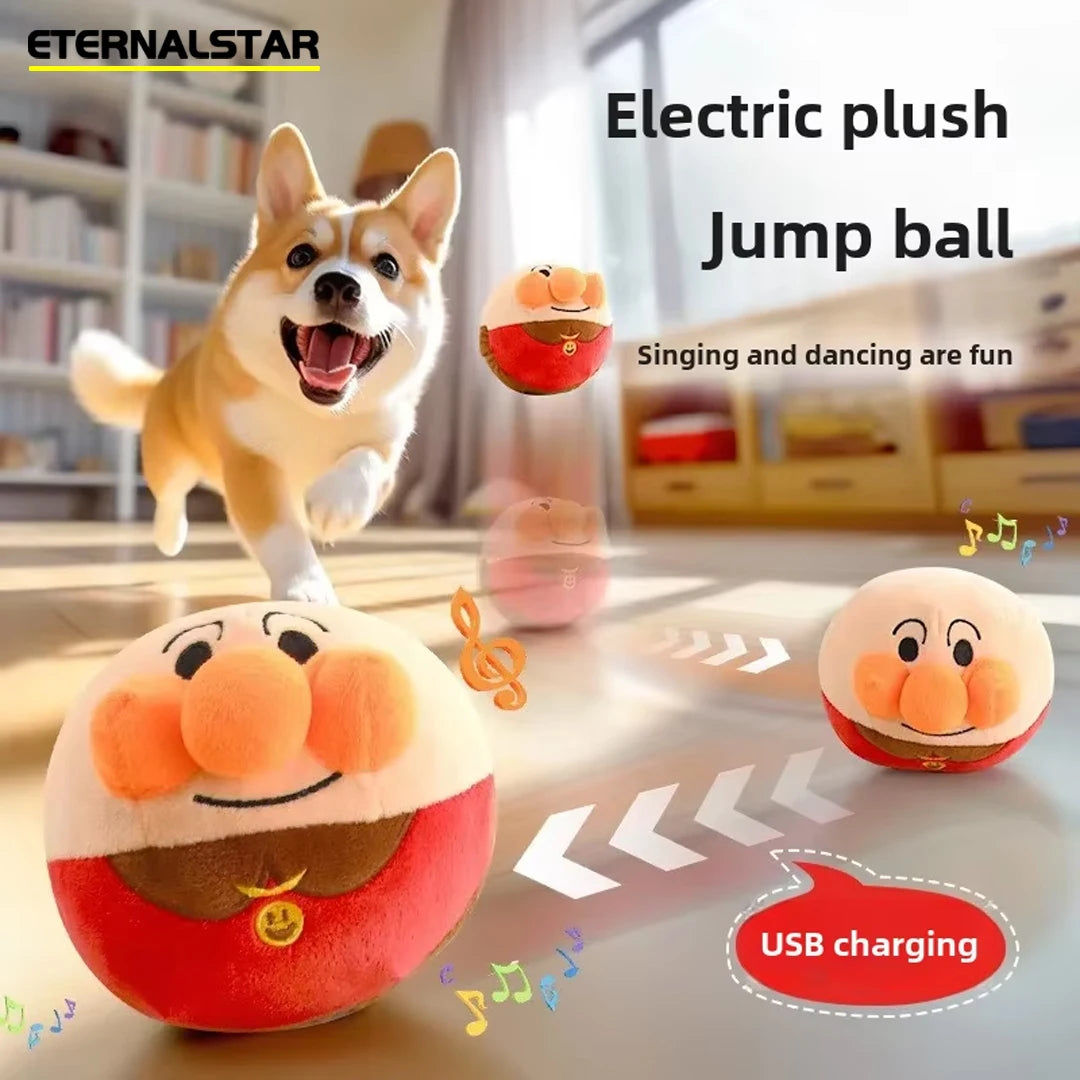 USB Rechargeable Interactive Jumping Dog Toy