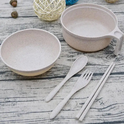 Microwave Ramen Cooker Bowl Set with Utensils