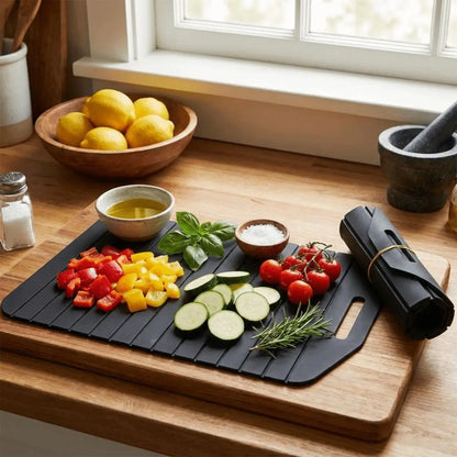 Foldable Non-Stick Silicone Cutting Board