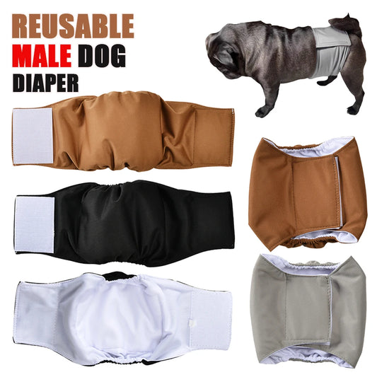 Reusable Male Dog Diaper Washable Pet Nappy
