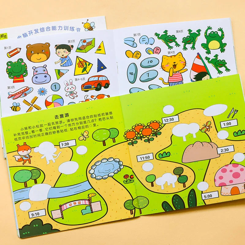 Preschool Sticker Activity Workbook Set