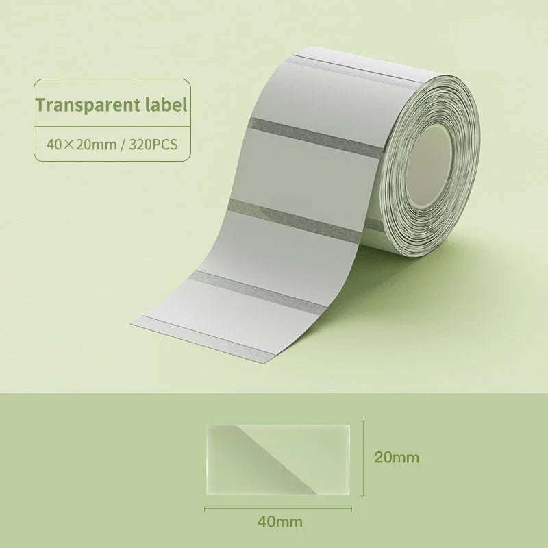 Self-Adhesive Thermal Sticker Labels 20–50mm for NIIMBOT Printers