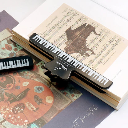 Portable Music Book Page Clips for Piano, Keyboard & Sheet Music