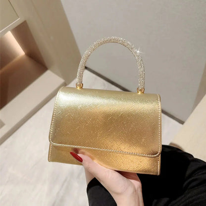 Gold Minaudière Evening Bag