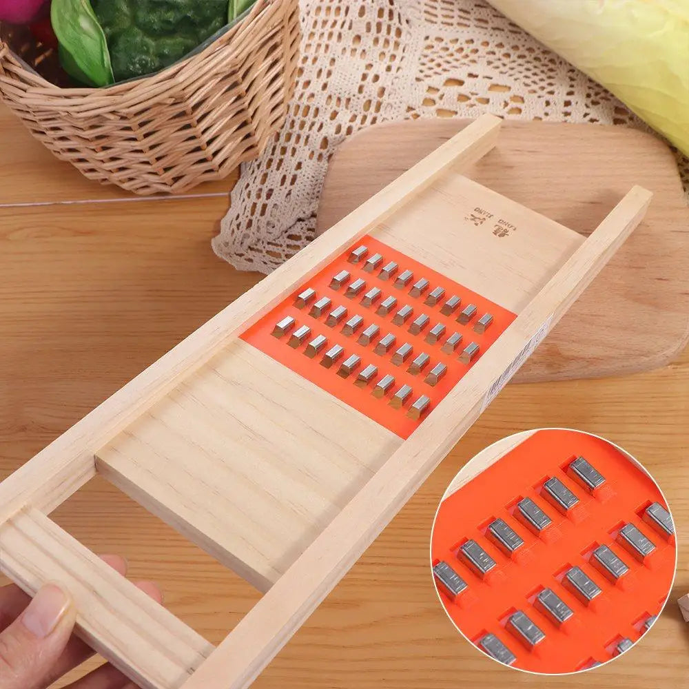 Wooden Mandoline Vegetable Slicer