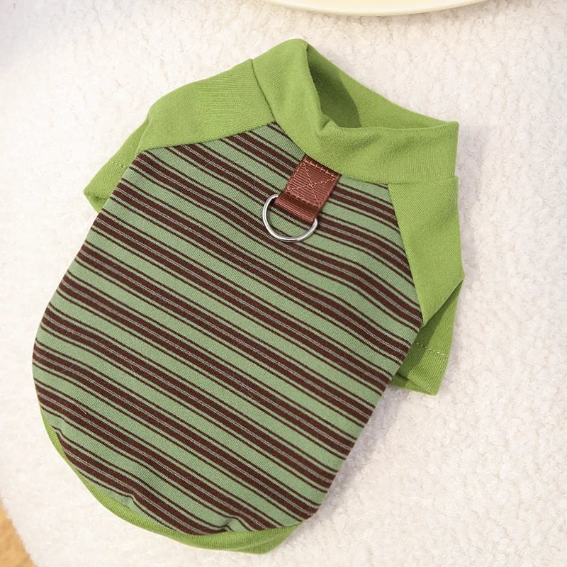 Striped Pet Pullover Shirt