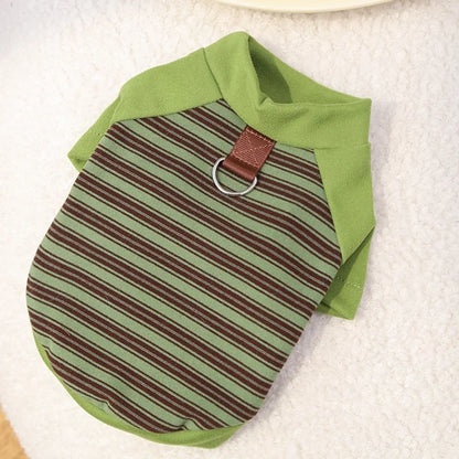 Striped Pet Pullover Shirt