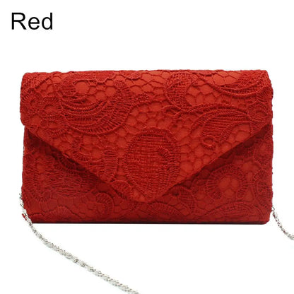 Lace Envelope Clutch Bag