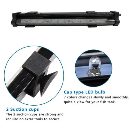 Practical Household Accessory – LED Air Bubble Light Aquarium Fish Tank – pp