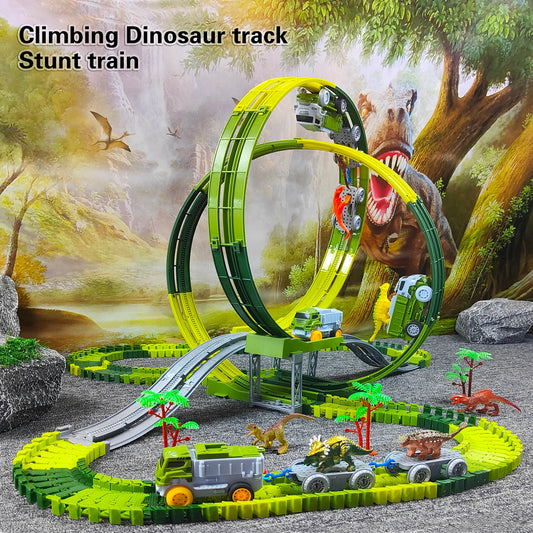Dinosaur Track Train Set