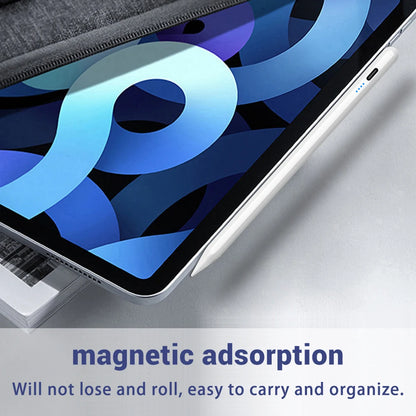 Rechargeable iPad Stylus with Palm Rejection & Magnetic Attachment