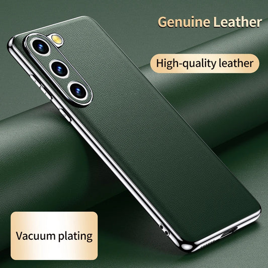 Genuine Leather Samsung Phone Case
