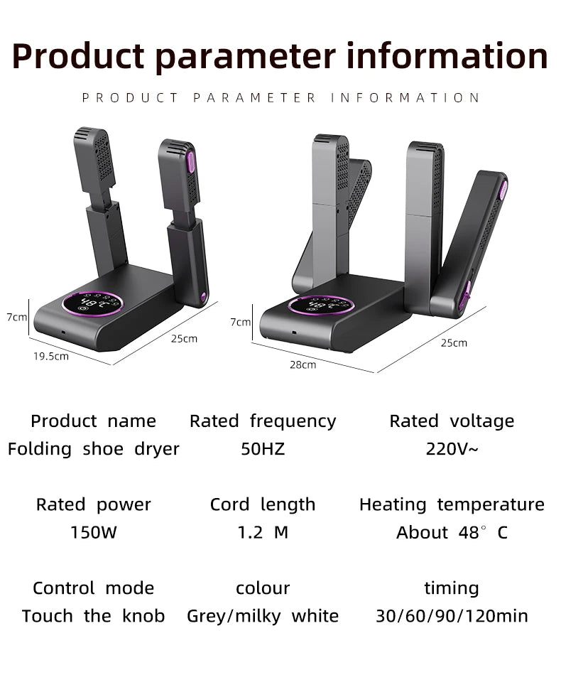 Intelligent Electric Shoe Dryer