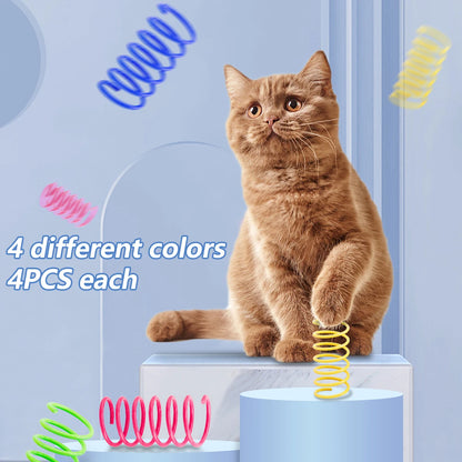 Cat Spring Toys – Colorful Interactive Coil Toys for Kittens