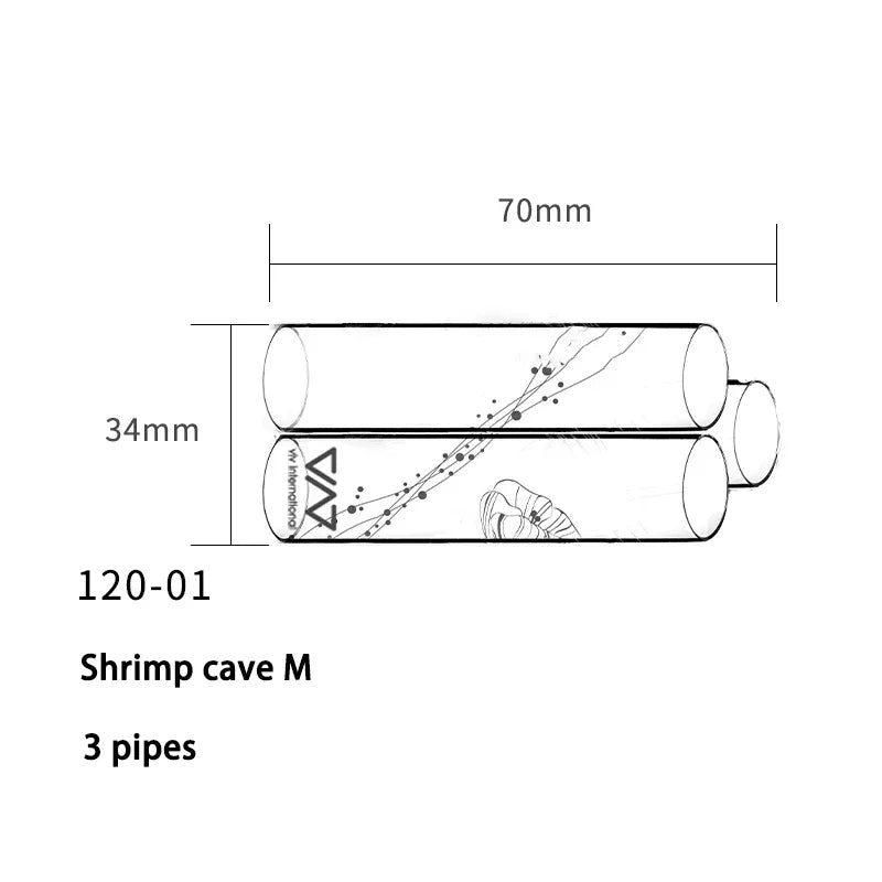 Glass Aquarium Shrimp Feeding Dish & Feeding Tube Set