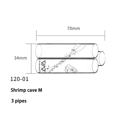 Glass Aquarium Shrimp Feeding Dish & Feeding Tube Set
