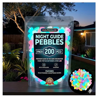 Glow-in-the-Dark Garden Pebbles