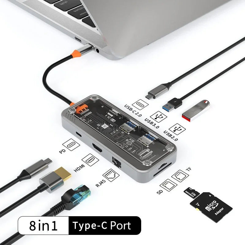 Basix 10-in-1 USB-C Hub Docking Station