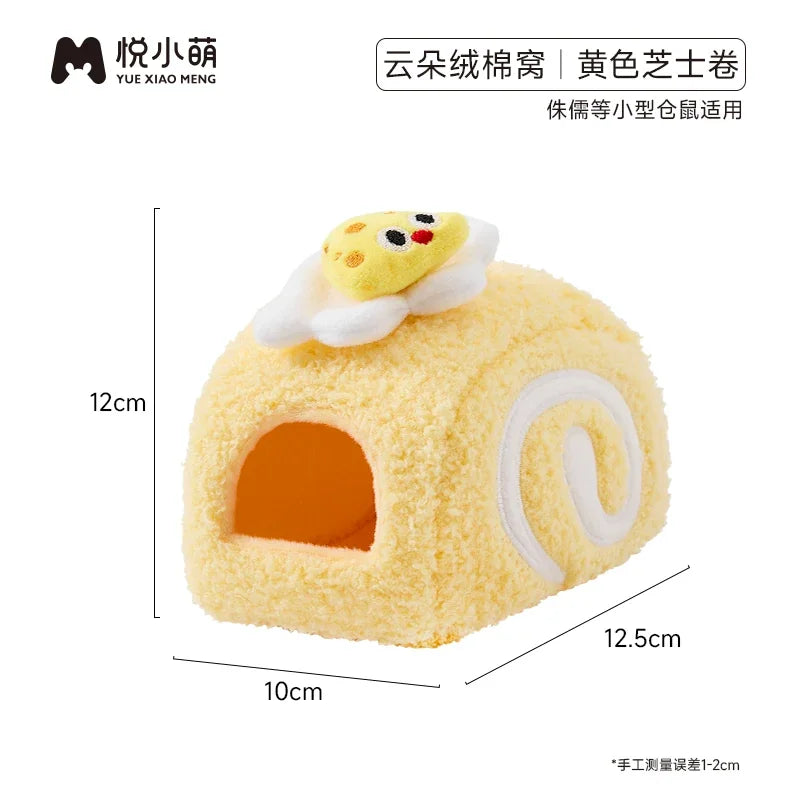 Warm Plush Hamster House