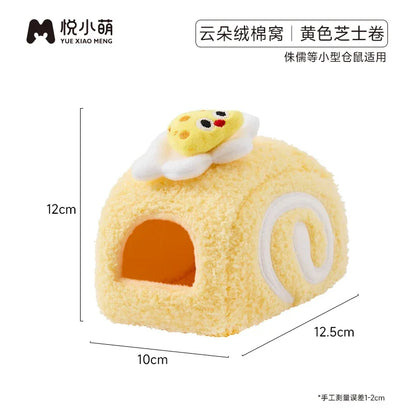 Warm Plush Hamster House