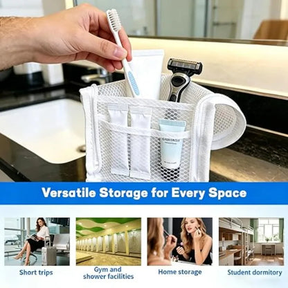 Standing Mesh Toiletry Travel Bag