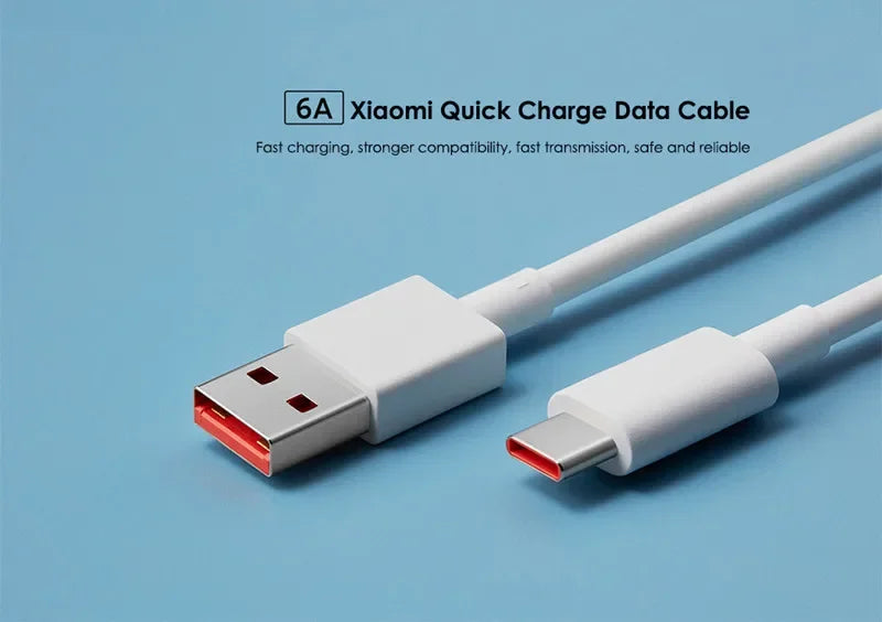 Xiaomi 6A USB Type-C Turbo Fast Charging Cable