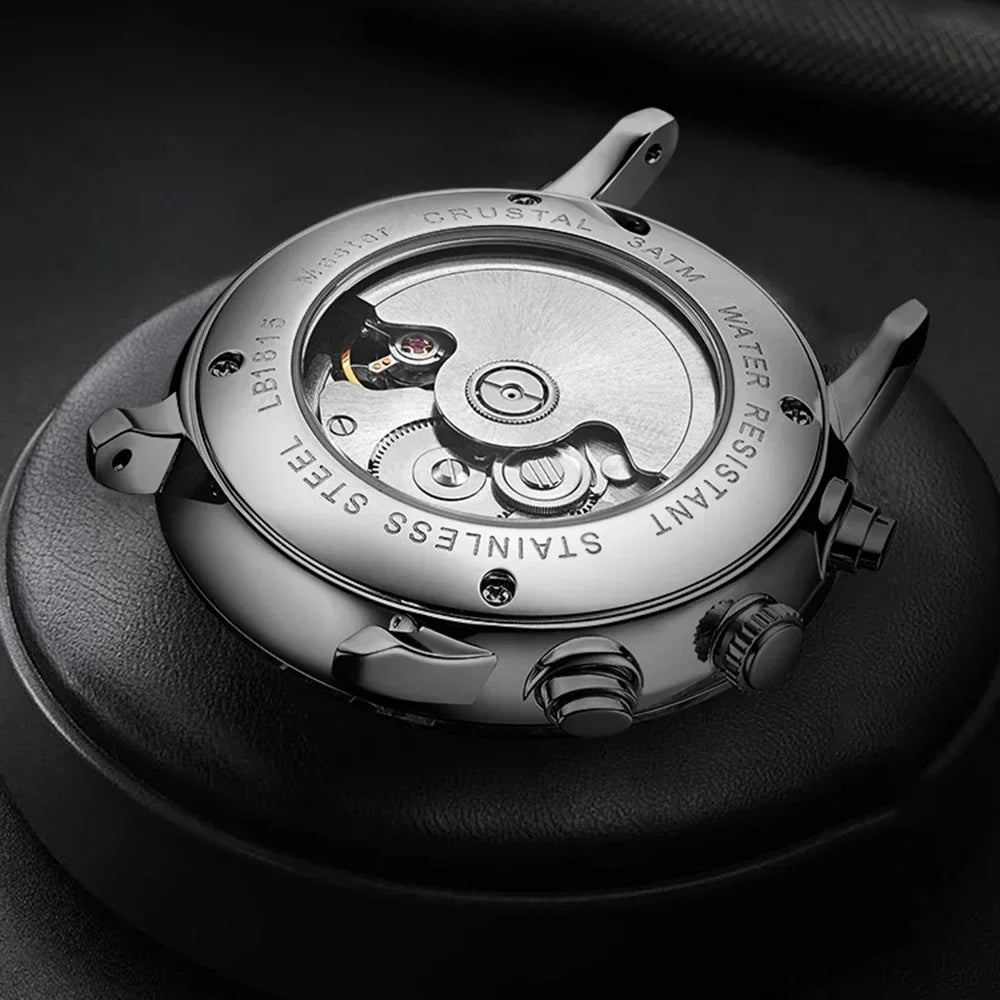 Men's Automatic Mechanical Stainless Steel Business Watch